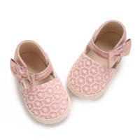Zapatillas De Verano Para Bebés Niñas 0-18M Con Lazo Casual Sandalias Suave Cómodas Para Primeros Pasos Material Transpirable Tela Y Algodón - details 44