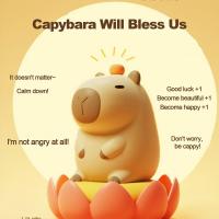 Lámpara De Noche De Silicona Capybara Para Niños Luz De Sueño USB Recargable Decoración Animal Táctil Luz De Mesa Para Dormitorio - details 4