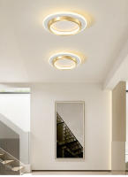 Lámpara De Techo Moderna De Metal LED Para Pasillo Y Escalera Decorativa De Lujo Creativa En Oro Instalación Suelta Fuente De Alimentación AC 220V - details 12