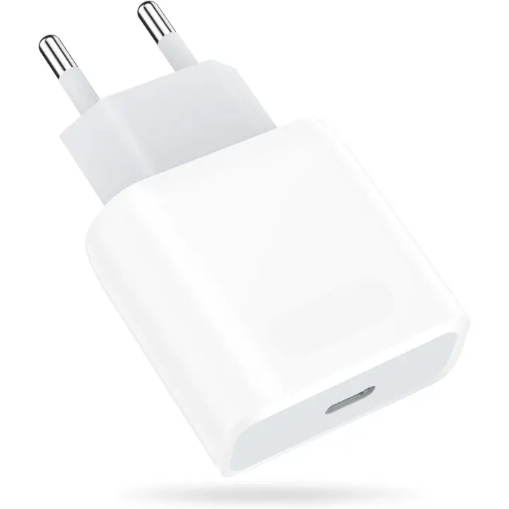 Cargador USB C 20, 25W con Cable iPhone o Cable USB C, cargador doble USB tipo C con cable carga rápida PD3.0 para iPhone 12/13/11/X/XS pad pro/aire, Samsung Galaxy etc - 1