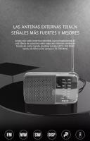 Radio de doble banda nueva FM AM onda media puntero mini - details 0