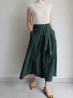 Falda Midi A-Line Elegante De Cintura Alta Para Mujer REALEFT Con Bolsillos Estilo Coreano Casual Suelta Y Solidaria Con Cinturón - details 21