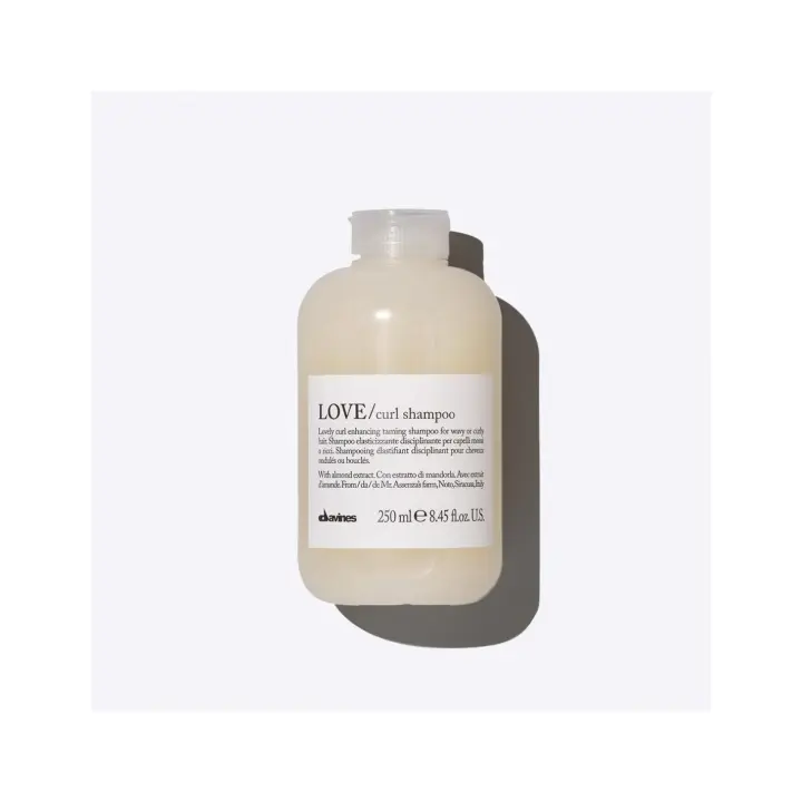 DAVINES LOVE CURL SHAMPOO - Champú que aporta elasticidad y disciplina a cabello ondulado o rizado. - 1
