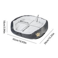 Dog Bed Cat Bed Pet Beds with Thickened PP Cotton Dog Cave Bed and SofaSuitable for Small Puppy Cat Bed - details 5