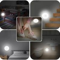 Lámpara Nocturna LED Con Sensor De Movimiento Recargable USB Base Magnética Para Cocina Dormitorio Iluminación De Pared Escaleras - details 3