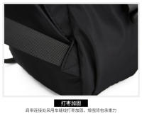 Mochila Mini Para Hombre Negra De Moda Pequeña Bolso De Hombro Escolar Impermeable De Lona Diseñador Deportes Y Viajes 2023 - details 12