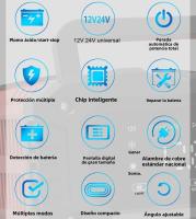 Cargador De Batería Automático Inteligente 20A/10A 12V/24V Para AGM GEL WET Ácido Plomo Carga Rápida Pulso Reparación Para Coche - details 5