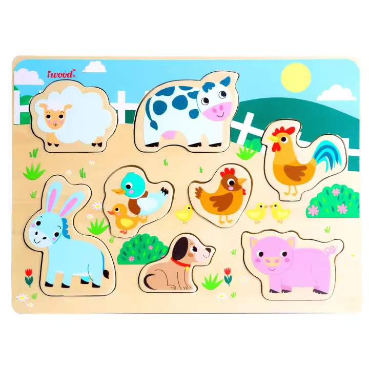 PUZLE DE ANIMALES: GRANJA - 1