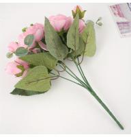 Ramo De Flores Artificiales Peonía De Seda Para Decoración De Casamiento Y Hogar Piezas Pequeñas Diseño De Bouquet Para Interior - details 5