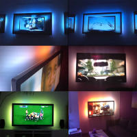 Tiras De Luces LED USB 2835 DC5V Con Interruptor Flexibles Para Iluminación De Fondo De Pantalla De TV Y Computadora Decoración Del Hogar - details 5