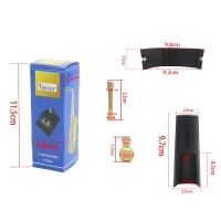 Mandíbula De Fagot Alto Soprano Tenor Saxofón Con Ligadura Y Tapa Correa De Cuero Para Instrumentos De Madera Accesorios De Instrumento Musical - details 8