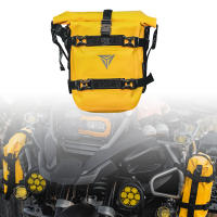 Bolsa De Tanque Para Motocicleta Universal Impermeable Accesorios De Viaje Con Base Saddlebags Adecuada Para Exterior Y Crash Bars - details 25