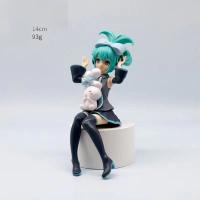 Figura De Acción De Anime PVC Cinnamoroll Piapro Panda Hatsune Miku Para Niñas Juguete Coleccionable De Muñecos Modelo - details 1