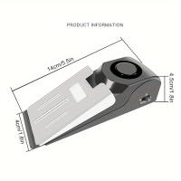 Alarma De Seguridad Anti-Robo Con Protección 125dB Larga Duración Wedge-Shaped Puerta Anteojos Sistema De Alarma De Emergencia Para El Hogar - details 4