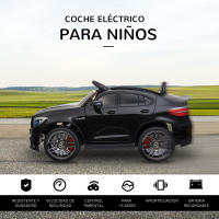 HOMCOM Coche Eléctrico para Niño +3 Años con Mando a Distancia Con Música y Luces Doble Apertura de Puerta Batería 12V Carga 30kg 115x70x55cm Blanco - details 3