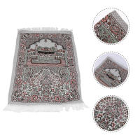 Alfombra De Oración Musulmana Cómoda Y Portátil Alfombra De Algodón Para Meditación Tapete Islámico Rugs Cushions - details 5