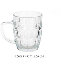 Gissed-Set de 6 Jarras de Vidrio con Asa – Diseño Clásico Reforzado – 550 ml c/u - details 1