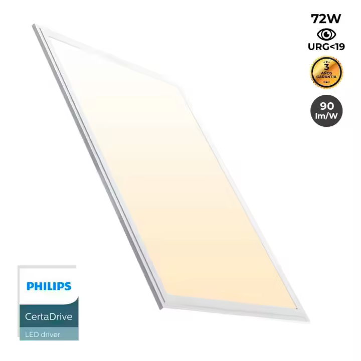 Barcelona LED Panel LED slim 120X60cm - Driver PHILIPS - 72W - UGR19 - 1