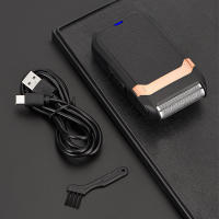 Afeitadora Eléctrica Reciprocante De Acero Inoxidable Recargable Por USB Afeitadora Portátil Para Hombres Con Dispositivo De Afeitar Y Recortar - details 5