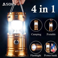Linterna Portátil Recargable USB Y Solar Luz LED Potente Impermeable Para Pesca Al Aire Libre Camping Senderismo Trabajo Emergencias - details 0