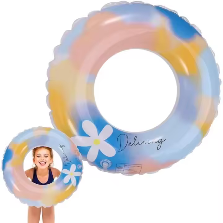 Anillo de Nación inflable with form de Flor, anillo de Nación flotante, Fiesta EN LA Piscina de Verano - 1