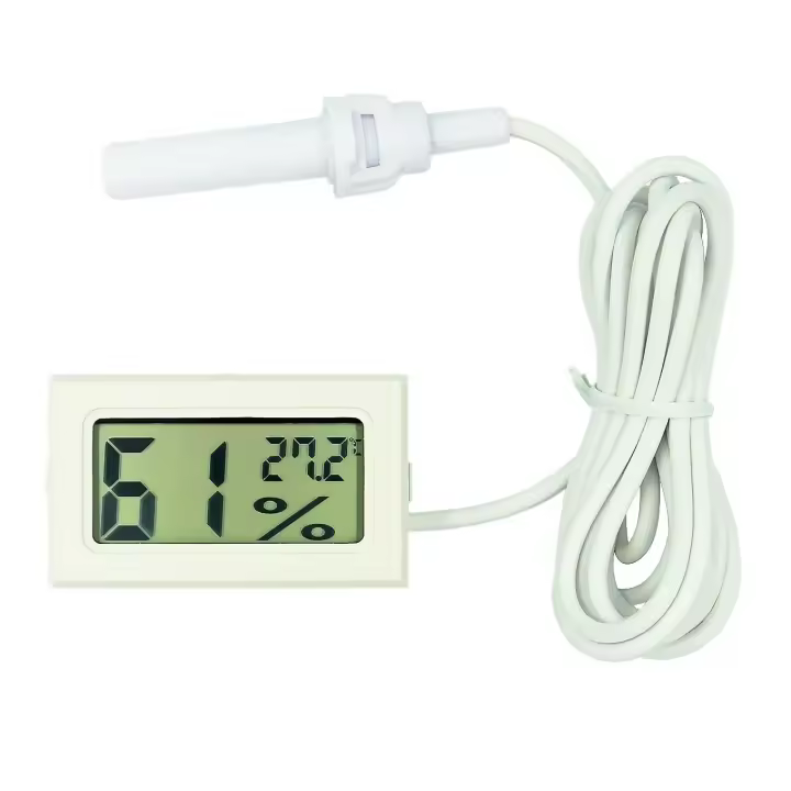 Mini Termómetro Higrómetro Con Sensor Digital LCD Medidor De Temperatura Y Humedad Para Interior Instrumento De Medición - 1
