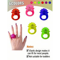 Anillos Luminosos LED Para Fiesta 20/30/50pcs Anillos Brillantes Para Celebraciones Juguete De Luz Que Brilla En La Oscuridad Suministros De Fiesta - details 7
