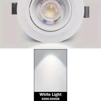 Spotlight LED De Techo Plano Luminosidad Ajustable 5W Luz Blanca Para Sala De Estar Dormitorio Pasillo Iluminación Interior - details 2