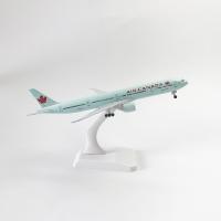 Modelo De Avión Boeing 777 Air Canada De 20CM En Aleación Para Juguete Con Ruedas Replicado De Avión Coleccionable Para Niños Regalo - details 2