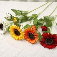 Bouquet De Girasol Artificial En Soltero Decoración Para La Casa Y Mesa Estilo De Flor De Seda Para Bodas Al Aire Libre Y Cumpleaños - details 7