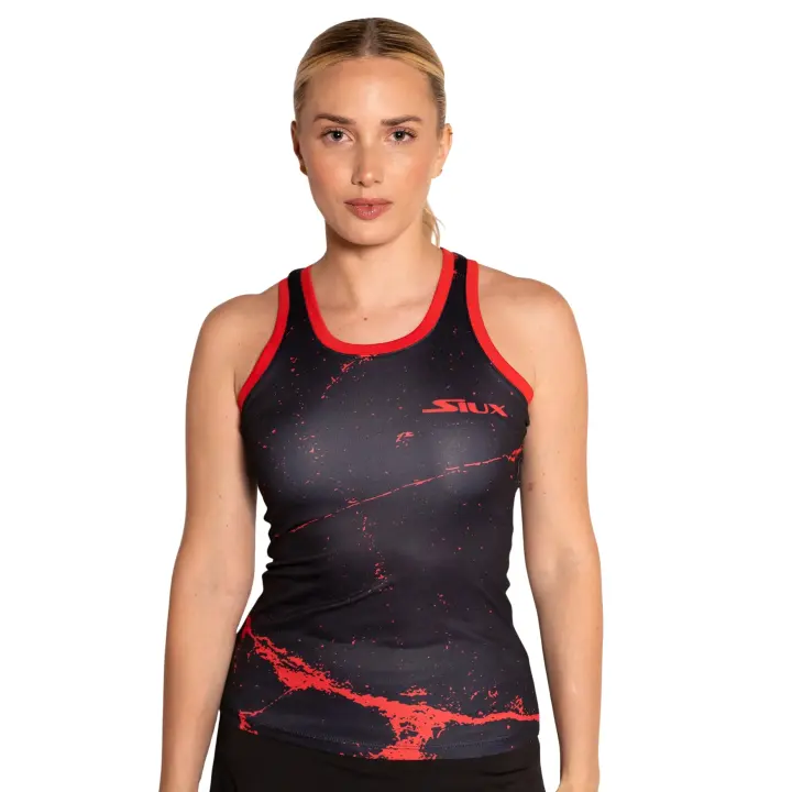 Camiseta Siux Splash Negro Mujer - 1