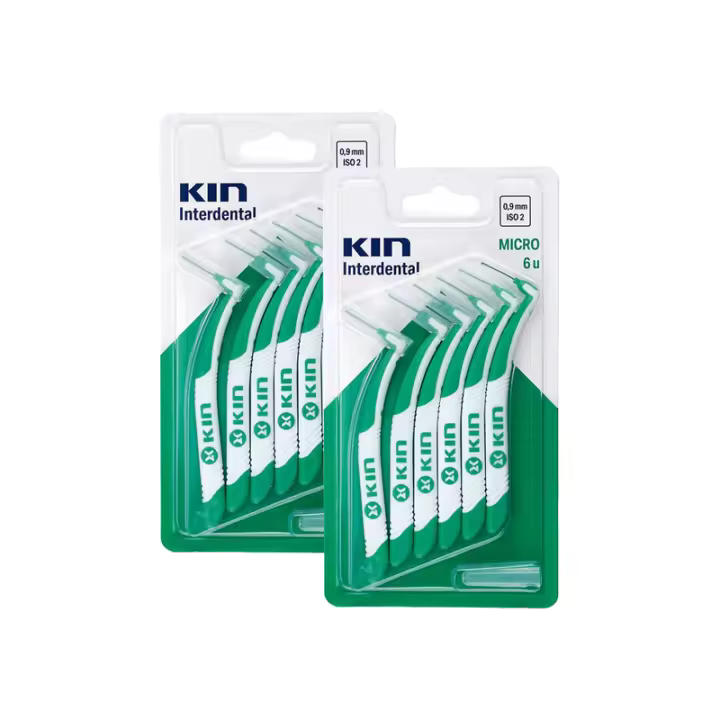 KIN 12 unidades KIN INTERDENTAL micro 0,9 mm 2 paquetes - 1
