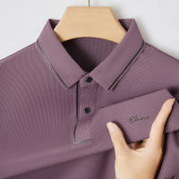 Camisa POLO De Verano Para Hombre Con Estampado De Letras Corta Resistente Al Arrugas Transpirable Ropa Casual SPANDEX Polyester - details 2