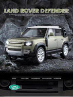 Land Rover Defender 1:18 SUV De Aleación Vehículo Off-Road a Escala Con Sonido Y Luz Regalo De Cumpleaños Para Niños Modelo De Coche Metálico Para Jóvenes Y Adultos - details 0