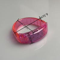 Pulseras LED De Lluvia De Estrellas Control Por Voz Activadas Por Sonido Para Fiestas Y Conciertos 10/20/50PCS Colores Variados - details 3