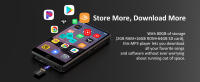 Reproductor MP3 De 80GB Con Bluetooth Y WiFi Pantalla Táctil De 4 Pulgadas Altavoces Integrados Lectura De eBooks Android HiFi Audio Digital Hasta 512 GB - details 2