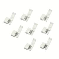 Conector De Esquina RGB LED 10mm 4pin En Forma De L Para Tiras De Luz LED 5050 3528 Angulo De 90 Grados IP20 Sin Soldar - details 4
