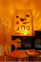 Lámpara Nocturna USB De Cristal Cubo Decorativo De Agua Viva Rotatoria Creativa Para Mesa Luz De Ambiente Rectangular - details 15