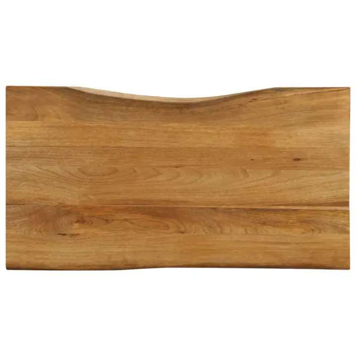 vidaXL Tablero de mesa borde natural madera maciza mango 100x60x2,5 cm - 1