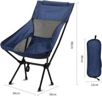2 Sillas Plegables Camping Ligera Con Respaldo Alto Compacta Portátil Con Bolsa De Almacenamiento Portátil - details 1