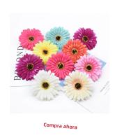 50Pcs Rosas De Seda Artificiales Para Decoración De Navidad Casa Comedor Vaso Jardín Exterior Decoraciones De Boda Bouquet DIY Venta Caliente - details 3