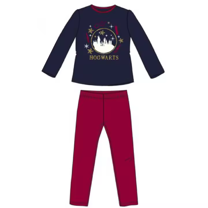 Pijama Invierno Terciopelo Harry Potter "HOGWARTS - ¡Calidad y Comodidad para tus Noches de Invierno! Sun city - 1
