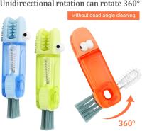 4 in 1 Cup Lid Cleaning Brush 3pcs Multifunctional Cleaning Brush Portable Crevice Cleaning Brush Set for Bottle Gap Tight Spaces - details 1