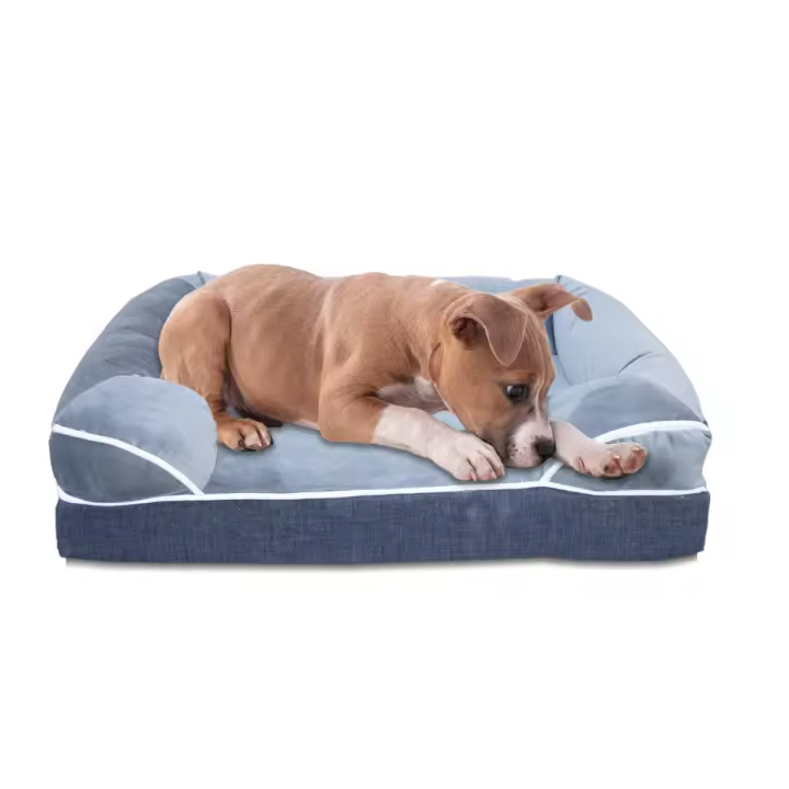 Cama para Perros y Gatos - Lavable e Impermeable | Sofá Antiestrés con Relleno Súper Suave | Ideal para Mascotas Medianas y Pequeñas | Colchón Cómodo para Verano e Invierno | - 1
