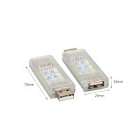 Lámpara De Lectura Portátil USB LED Doble Cara 12LED Para Libro Luz Nocturna Mini Para Power Bank PC Portátil Y Notebook - details 5