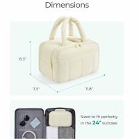 Neceser de viaje ligero y esponjoso para mujer, bolsa de almacenamiento para cosméticos, neceser de viaje - details 6