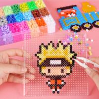 Plantillas De Rompecabezas Para Niños De Tamaño Grande Con Perlas De 5mm Pegboards De Bola De Fusión DIY Puzzles De Plástico PVC Para Edad Superior a 12 Años - details 1