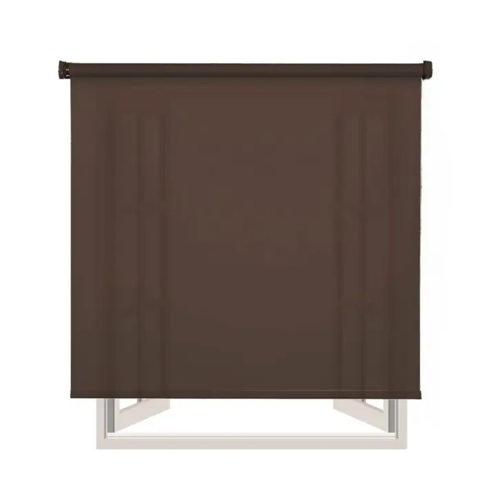 MIRAMAX-Estor enrollable translúcido liso -Medida Desde 60 a 180 cm de Ancho, Color Blanco,Gris,Marron, Estores traslucidos de Calidad para Ventanas y Puertas. - 1