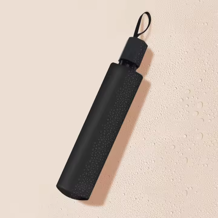 Paraguas automático de Tres plieges, Sombrilla portátil de Doble USO, plegable, grande, resistente a Viento, ligero, para Publicidad - 1
