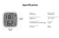Sensor De Temperatura Y Humedad Zigbee 3.0 SONOFF SNZB-02D Con Pantalla LCD Monitoreo En Tiempo Real Con Ewelink Compatible Con Alexa Y Google Home - details 12